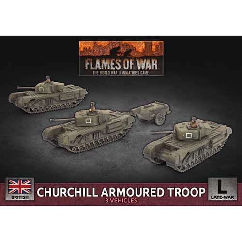 British Churchill Armoured Troop
