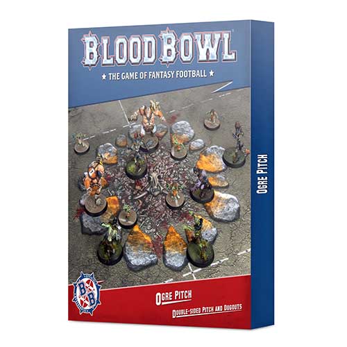 Blood Bowl Ogre Pitch &amp; Dugouts