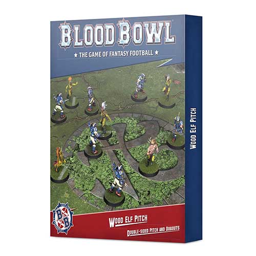 Blood Bowl: Wood Elf Team Pitch &amp; Dugouts