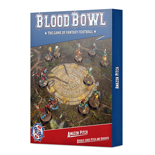 Blood Bowl: Amazon Team Pitch &amp; Dugouts