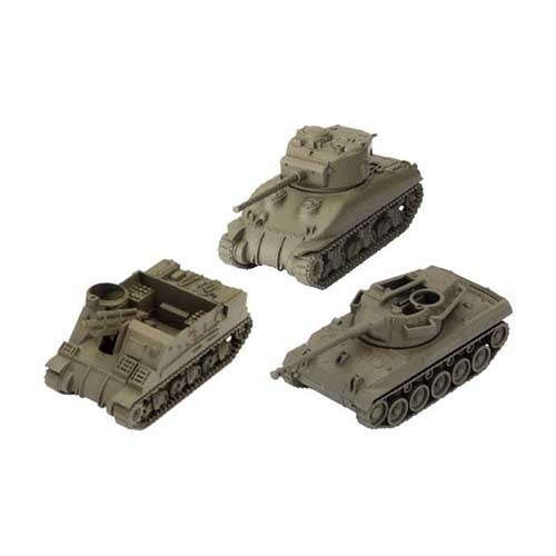 World of Tanks U.S.A. Tank Platoon (M4A1 Sherman (76mm), M7 Priest, M18 Hellcat)