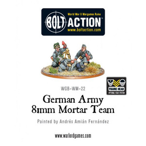 German Army 81mm Mortar Team 
