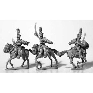 [Austrian] Hussar command, full dress, galloping